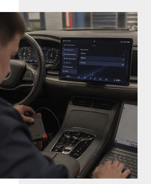 Русификация автомобиля BYD HAN для эксплуатации в Устях-Илимске